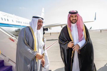 Kuwaiti Defense Minister Engages in Discussions on Cooperation with Saudi Counterpart in Riyadh