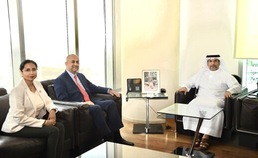Oil Minister Discusses Cooperation with UN Resident Coordinator in Bahrain