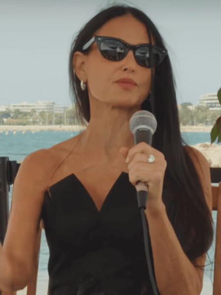 Demi Moore Lights Up The American Pavilion A Sunday of Celebration and Insight
