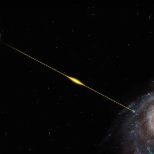 Astronomers Detect Powerful Radio Waves from a Galaxy 8 Billion Light-Years Away