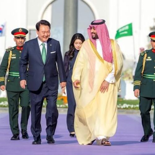 Crown Prince of Saudi Arabia and Korean President Hold Extensive Meeting and Official Talks