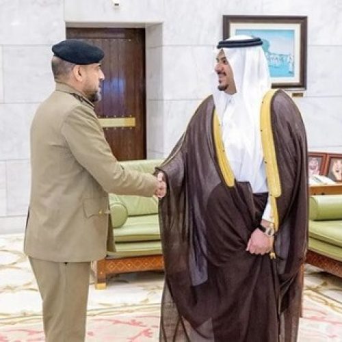 Deputy Governor of Riyadh Region Receives Commander of Security Facilities Force in the Region