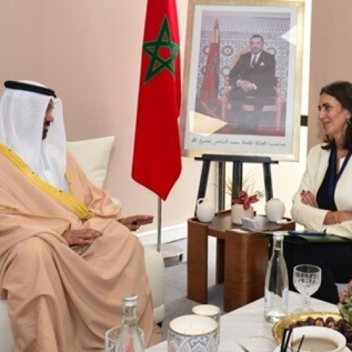 Finance Minister Meets Moroccan Counterpart