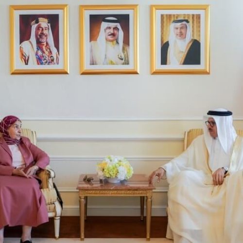 Foreign Minister Meets Members of GCC Supreme Council Advisory Board