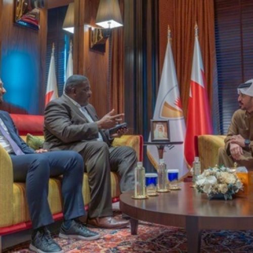 HH Shaikh Khalid bin Hamad Receives NBA Executive Vice-President