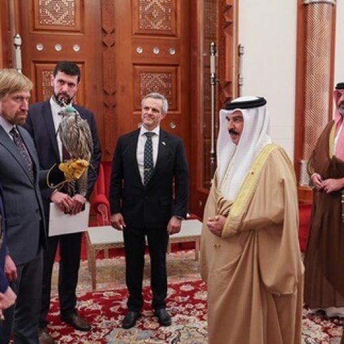 HM King Meets Russian Delegation