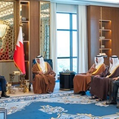 HRH the Deputy King Meets Newly Appointed French Ambassador to Bahrain