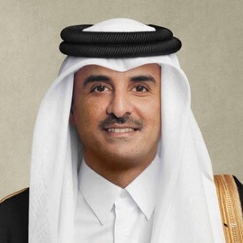 His Highness the Amir Arrives in Cairo for the Cairo Peace Summit