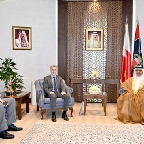 Interior Minister Meets with the New British Ambassador