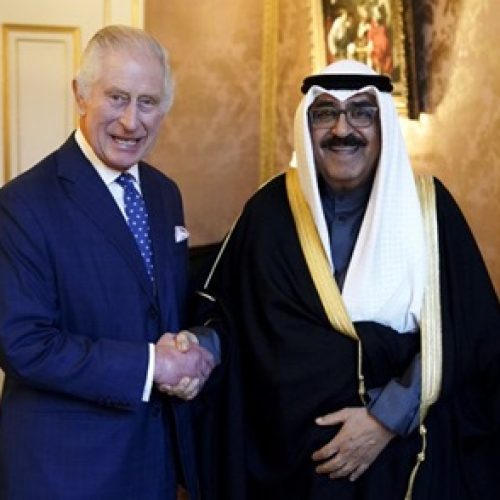 Kuwait Crown Prince Engages in Talks with UK King Charles