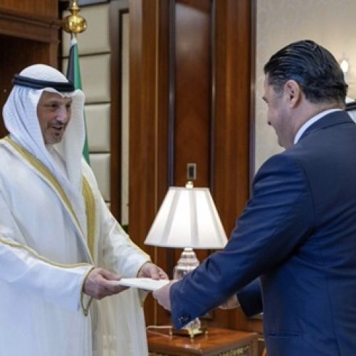 Kuwaiti Foreign Minister Welcomes New Jordanian Ambassador