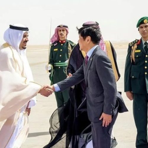 Philippine President Arrives in Riyadh, Greeted by Deputy Riyadh Region Amir