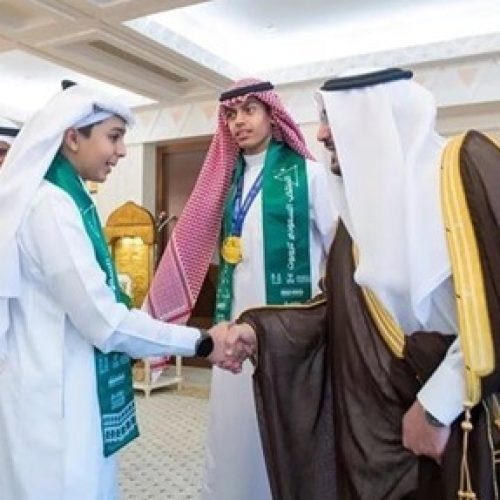 Prince of Al-Qassim Welcomes Winners of the International Robot Olympics
