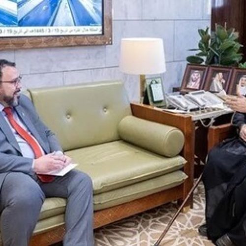 Riyadh Region Governor Receives Venezuelan Ambassador to the Kingdom