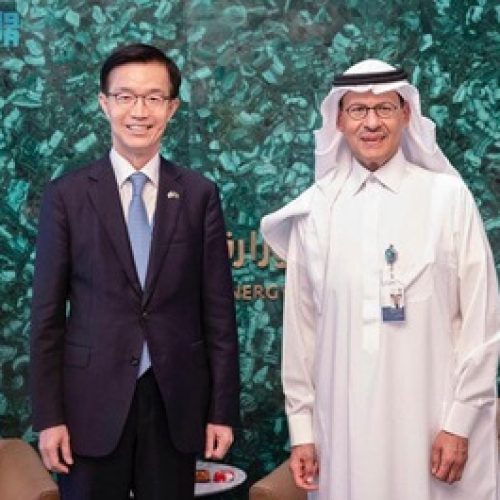 Saudi Minister of Energy Meets South Korean Minister of Trade, Industry, and Energy