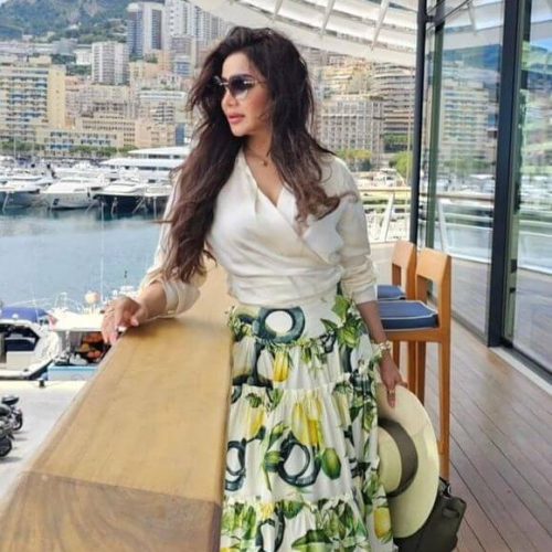 Saudi TV Star Lojain Omran Dazzles at Monaco Yacht Club