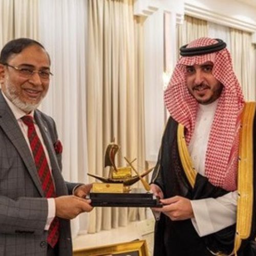 The Northern Region Prince Receives Ambassador of Bangladesh to the Kingdom