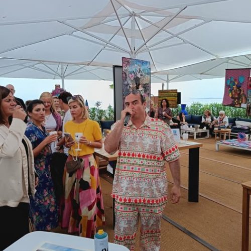 Rebecca Reb Showcases Faben at La Vela – A Stunning Artistic Preview Hosted by Karine Marro-Guffanti